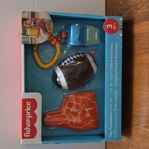 Fisher Price Tiny Touchdowns Football Baby Toddler Gift Set New Sports Fan